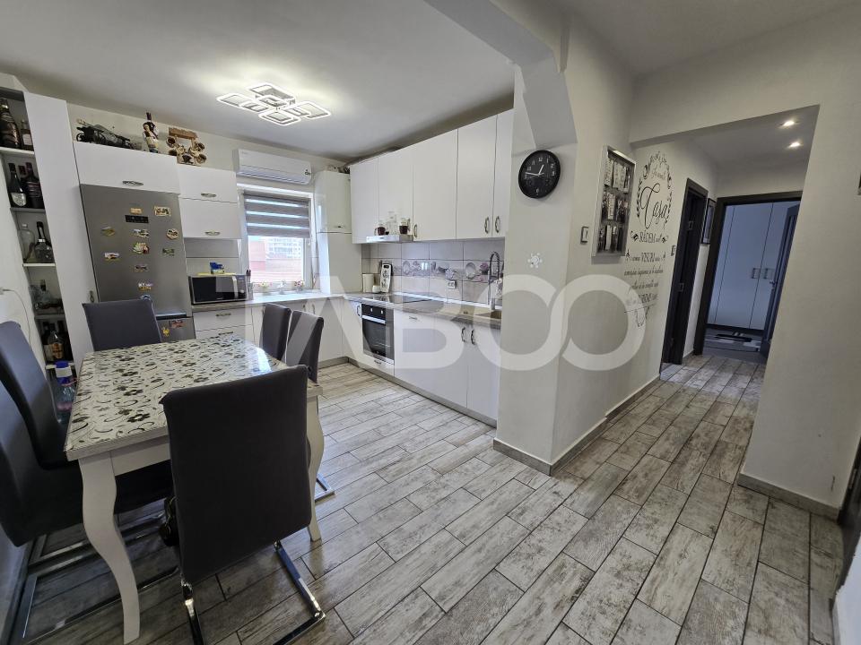 Apartament 3 camere mobilat 2 bai balcon pivnita Mihai Viteazul Sibiu