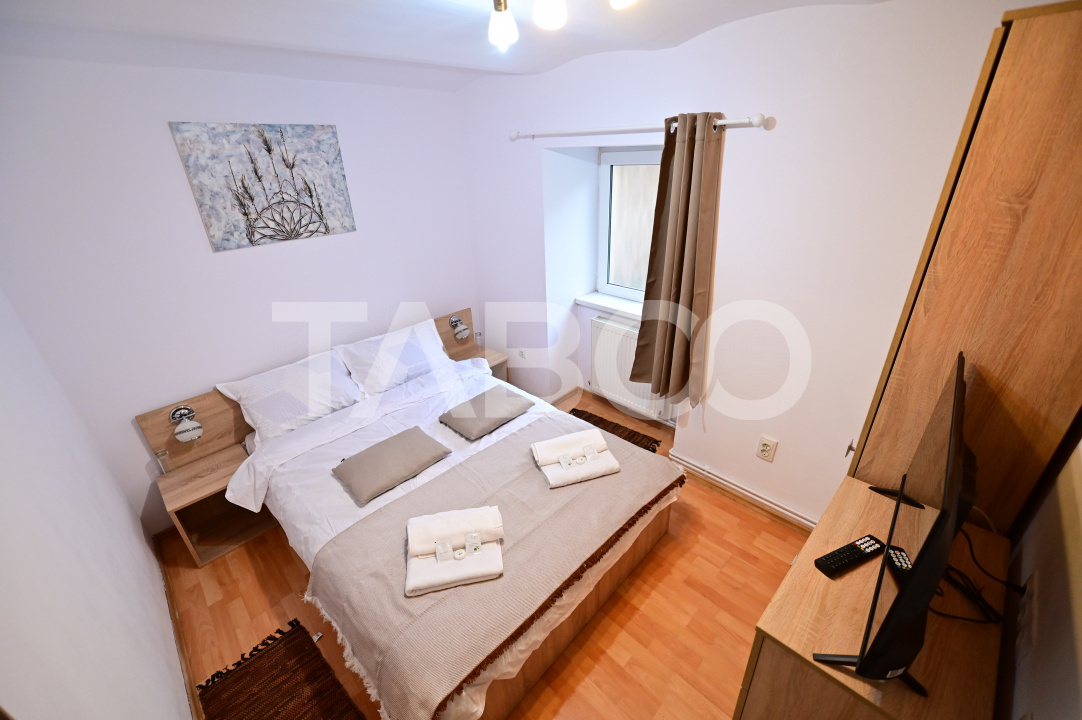 Apartament 3 camere mobilat si utilat de inchiriat langa Piata Mare