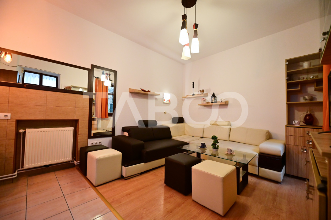 Apartament 3 camere mobilat si utilat de inchiriat langa Piata Mare