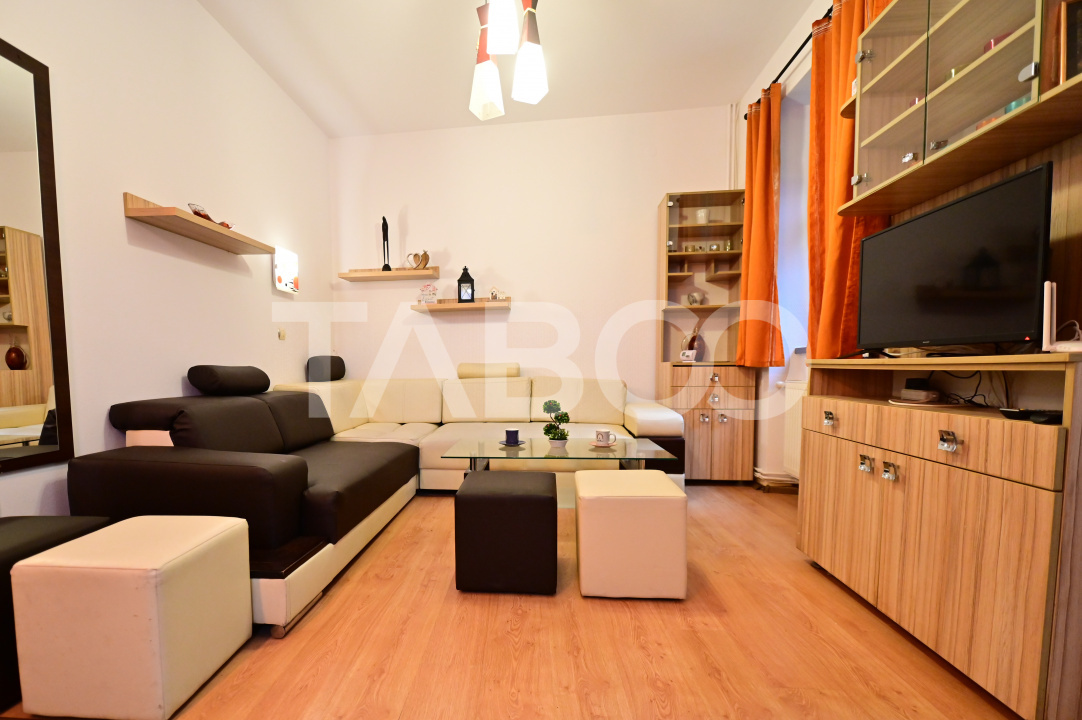 Apartament 3 camere mobilat si utilat de inchiriat langa Piata Mare in Sibiu - G-ral Gheorghe Magheru