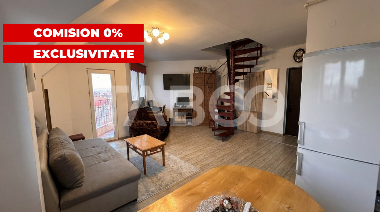 Apartament 3 camere mobilat utilat 65mp 2 BAI COMISION 0% Valea Aurie