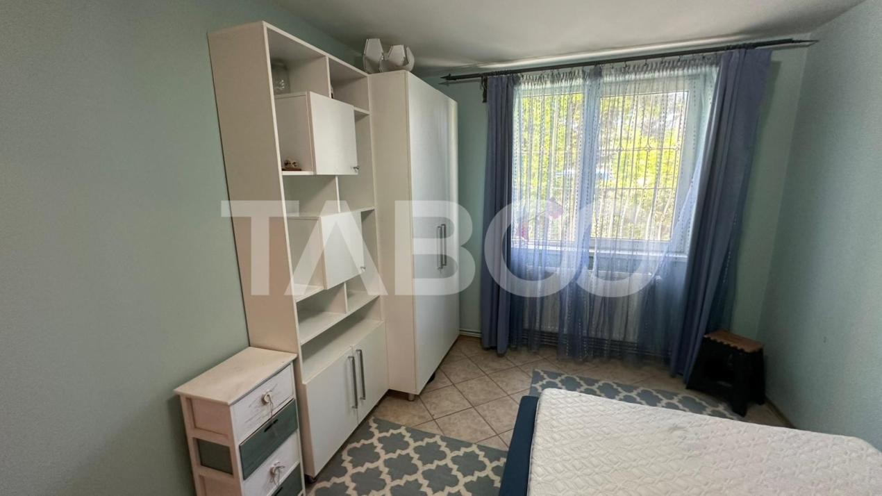 Apartament 3 camere mobilat utilat cu balcon zona Rahovei Sibiu