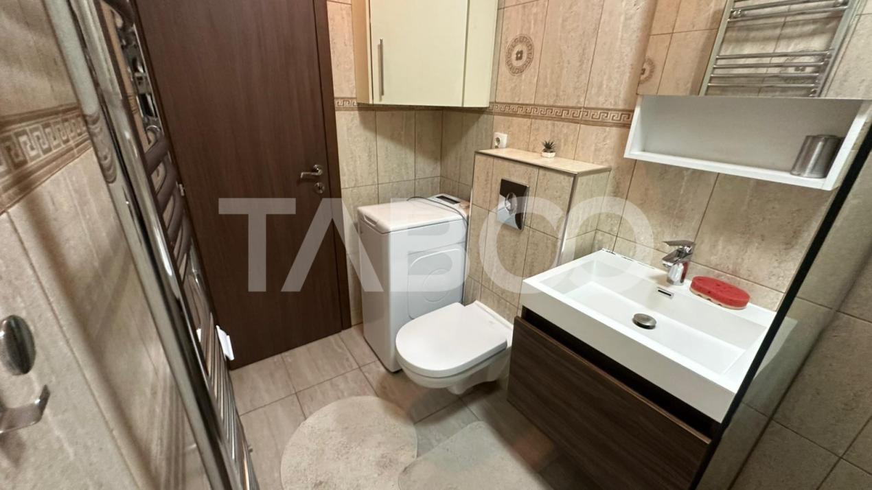 Apartament 3 camere mobilat utilat cu balcon zona Rahovei Sibiu