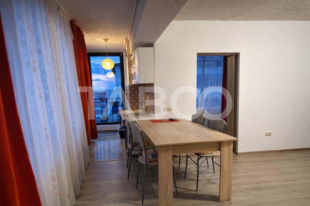 Apartament 3 camere mobilat utilat priveliste spre munti Doamna Stanca
