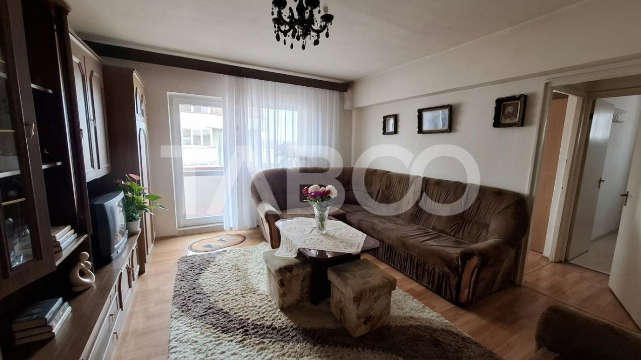 Apartament 4 camere 81 mpu 2 bai 3 balcoane 1 terasa Turnisor Sibiu