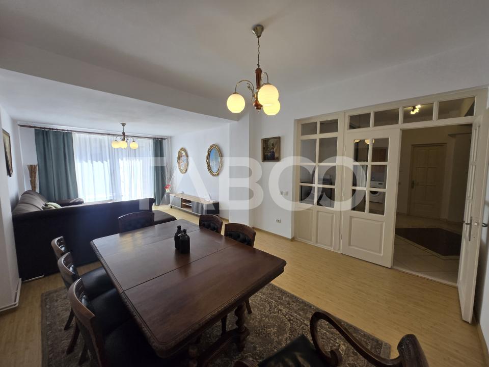 Apartament 4 camere de inchiriat 140 mp cu garaj zona Rahovei Sibiu