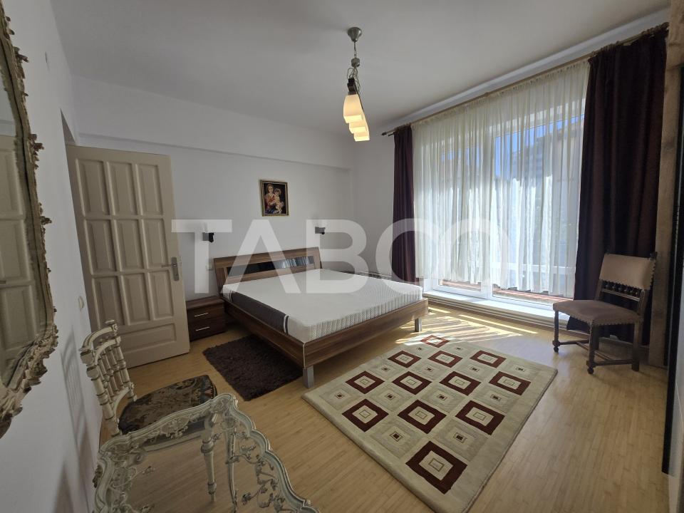 Apartament 4 camere de inchiriat 140 mp cu garaj zona Rahovei Sibiu