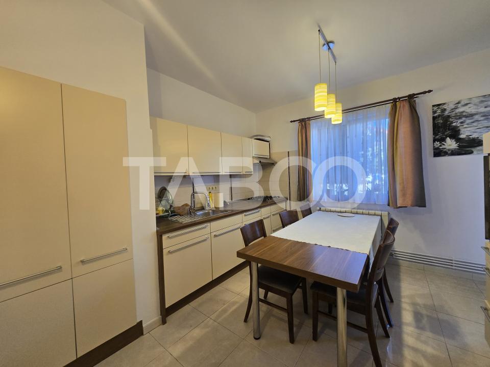 Apartament 4 camere de inchiriat 140 mp cu garaj zona Rahovei Sibiu