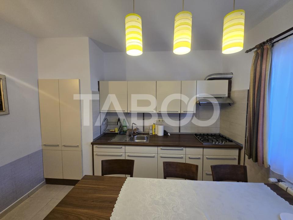 Apartament 4 camere de inchiriat 140 mp cu garaj zona Rahovei Sibiu