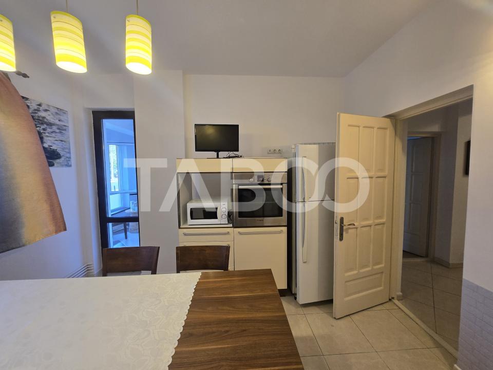 Apartament 4 camere de inchiriat 140 mp cu garaj zona Rahovei Sibiu