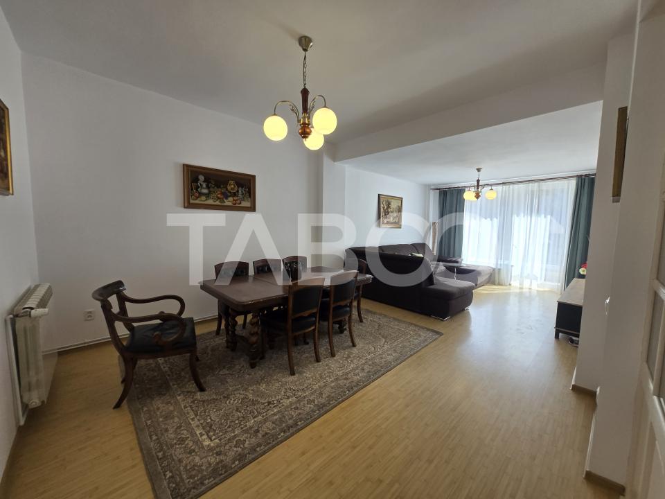 Apartament 4 camere de inchiriat 140 mp cu garaj zona Rahovei Sibiu