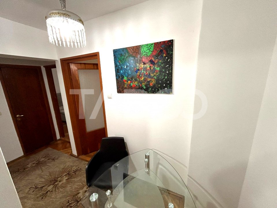 Apartament 4 camere de inchiriat 2 bai 2 balcoane Calea Dumbavii Sibiu