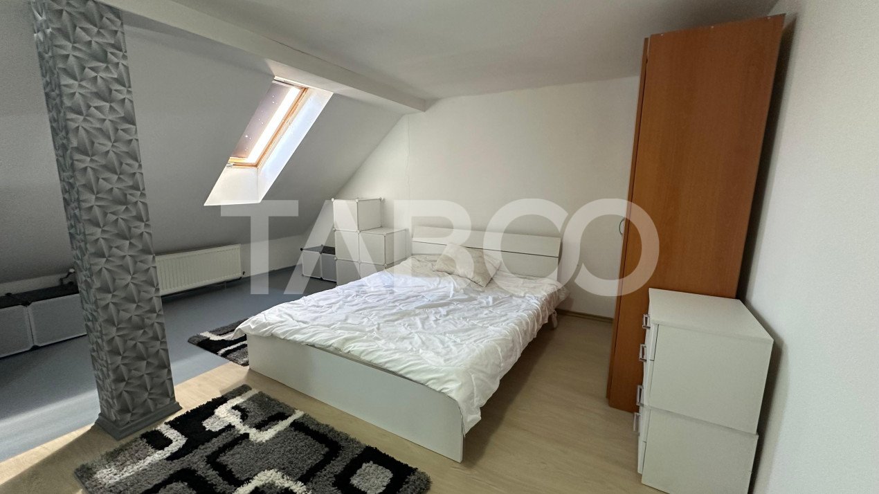 Apartament 51 mpu zona Vasile Aaron Sibiu  mobilat 