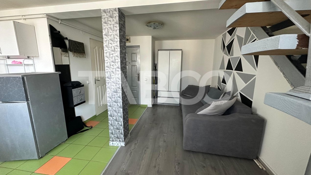 Apartament 51 mpu zona Vasile Aaron Sibiu  mobilat 