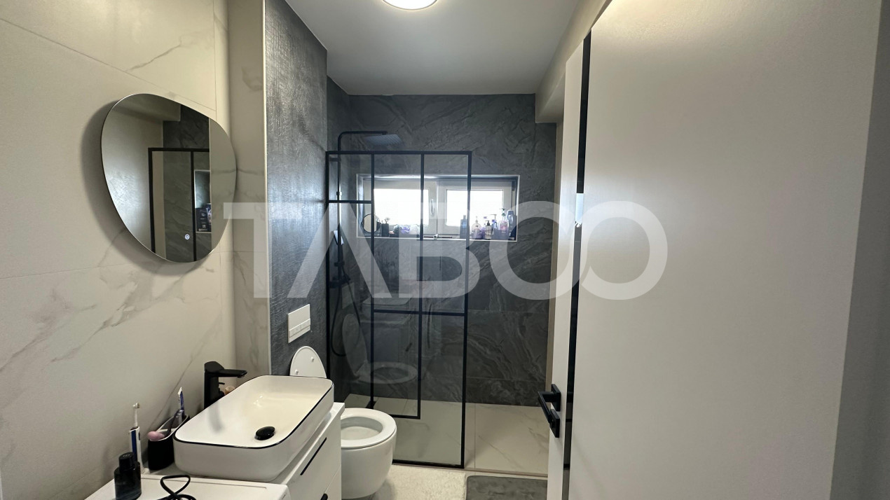 Apartament 53 mpu 2 camere finisat modern balcon utilat mobilat