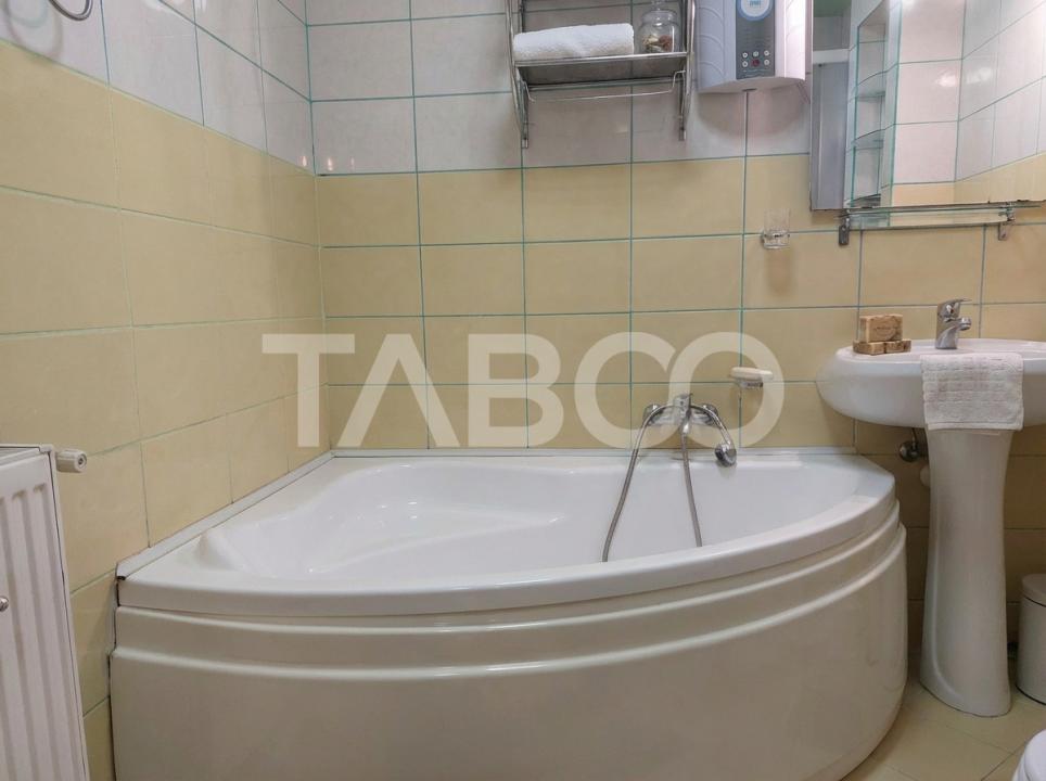 Apartament 55 mpu mobilat utilat 3 camere 2 balcoane pivnita Cisnadie