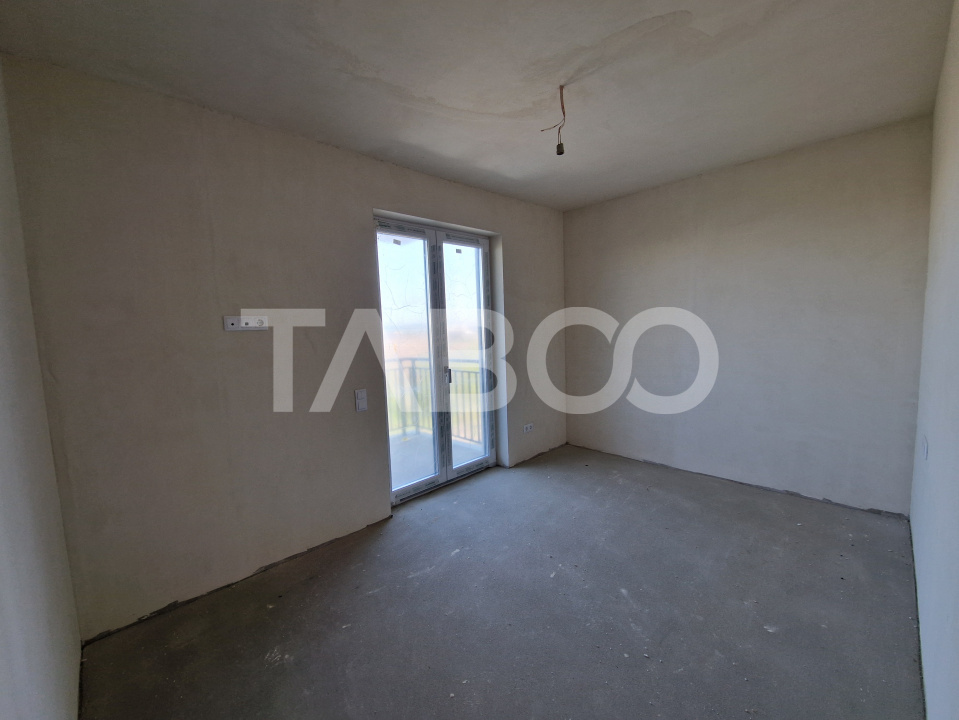 Apartament 63 mp utili 3 camere 2 bai gradina parter inalt Turnisor