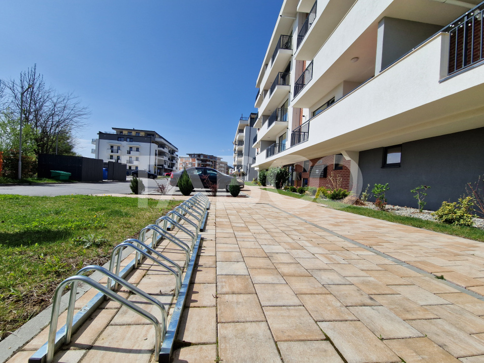 Apartament 63 mp utili 3 camere 2 bai gradina parter inalt Turnisor
