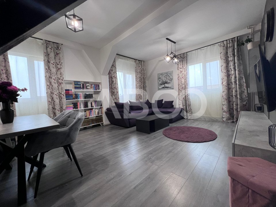 Apartament 64 mpu balcon mobilat utilat 3 camere  zona Mihai Viteazul