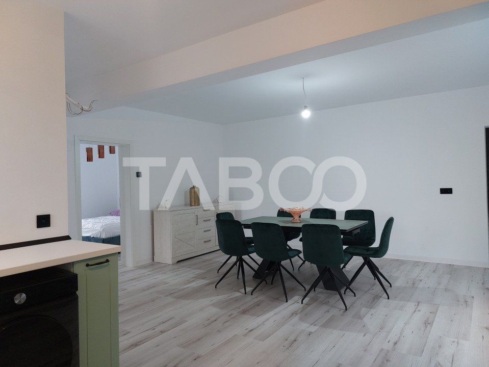 Apartament 65 mp 3 camere decomandate etaj 2 mobilat balcon Selimbar