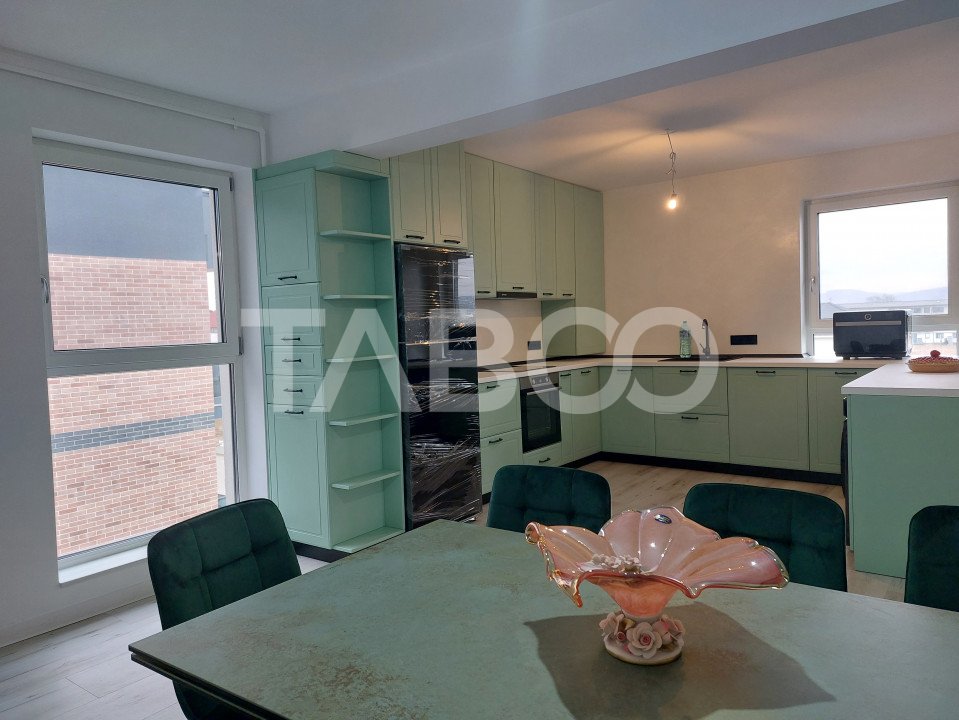 Apartament 65 mp 3 camere decomandate etaj 2 mobilat balcon Selimbar