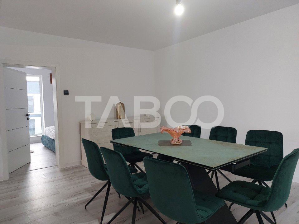Apartament 65 mp 3 camere decomandate etaj 2 mobilat balcon Selimbar