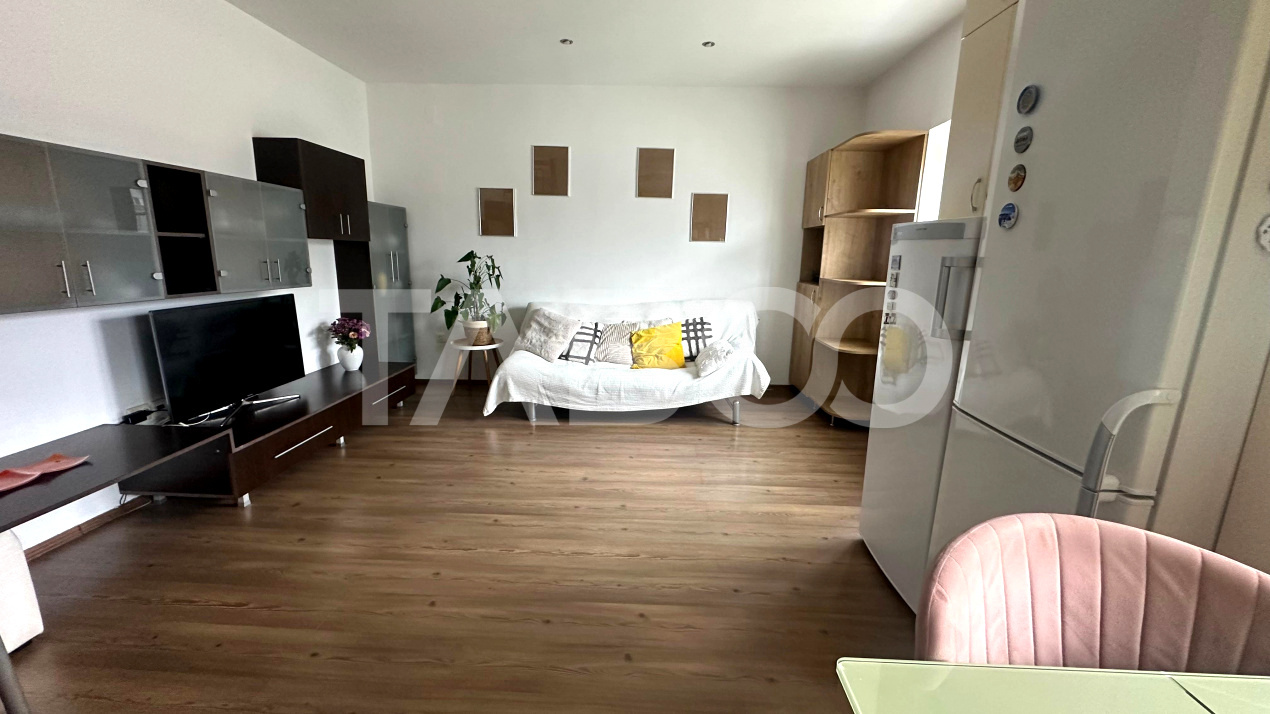 Apartament 80 mpu mobilat utilat la mansarda zona Rahovei Sibiu