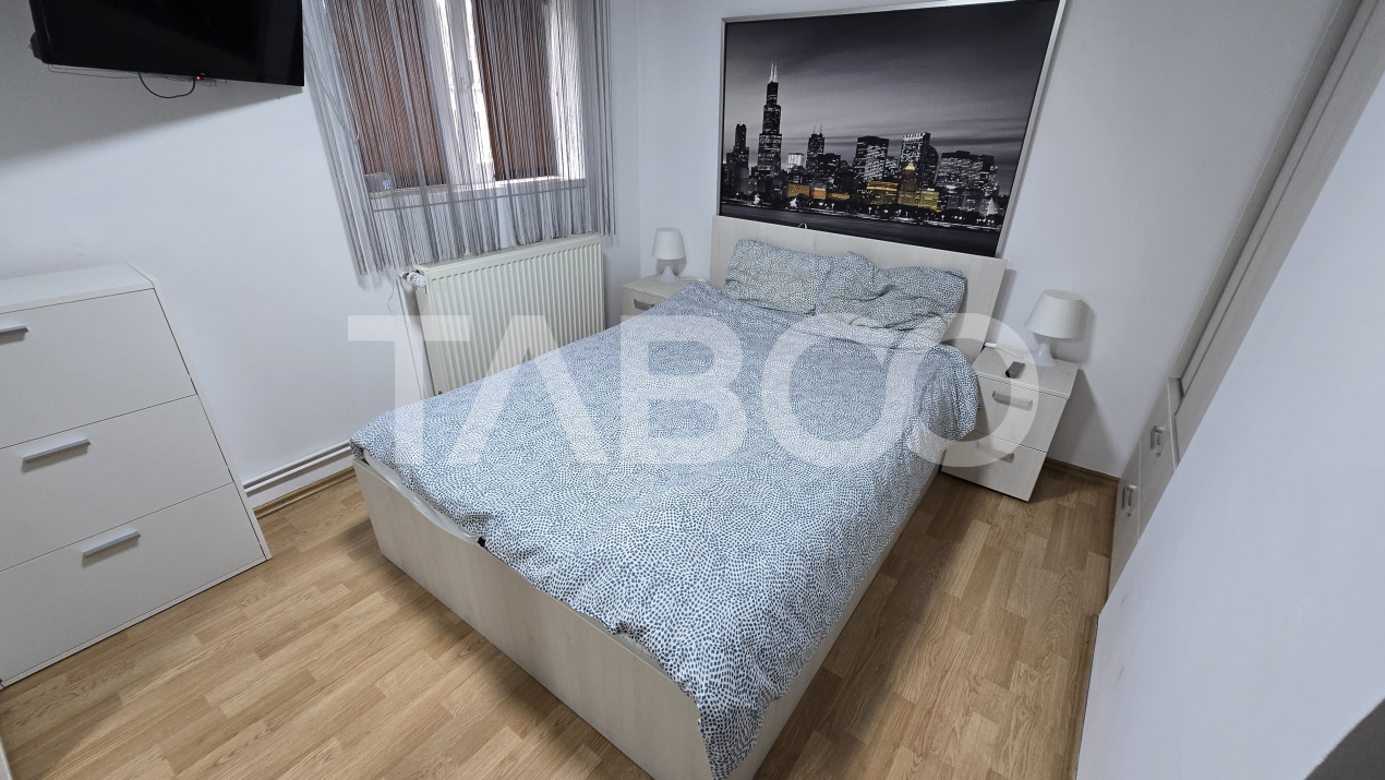 Apartament 82 mpu 4 camere 2 bai balcon mobilat utilat Rahovei