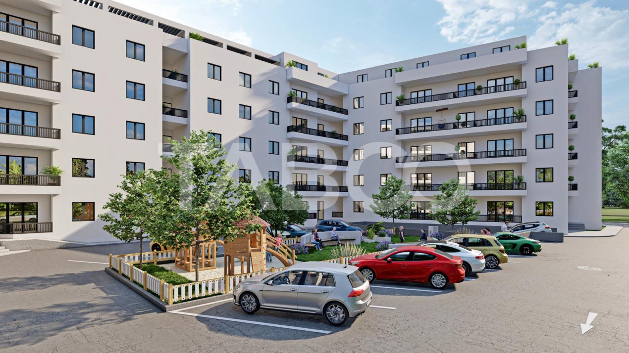 Apartament 83 mpu cu 3 camere decomandate 2 bai 2 balcoane SIBIU