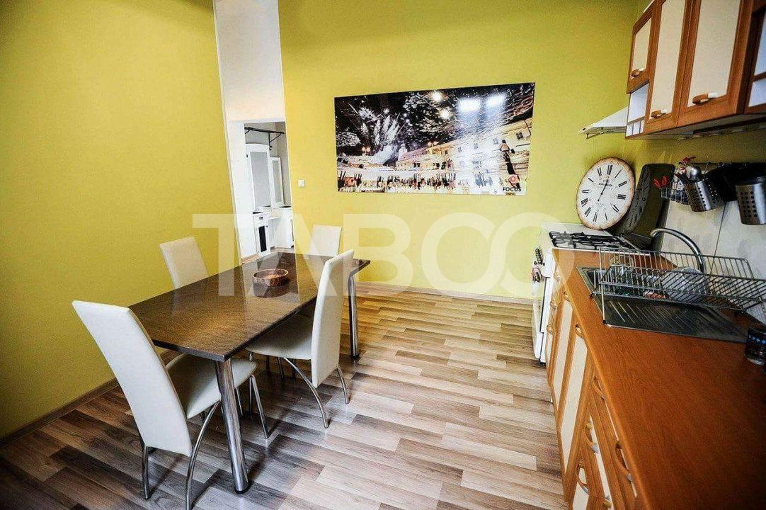 Apartament 85mp  2 camere+ boxa CENTRUL ISTORIC SIBIU 