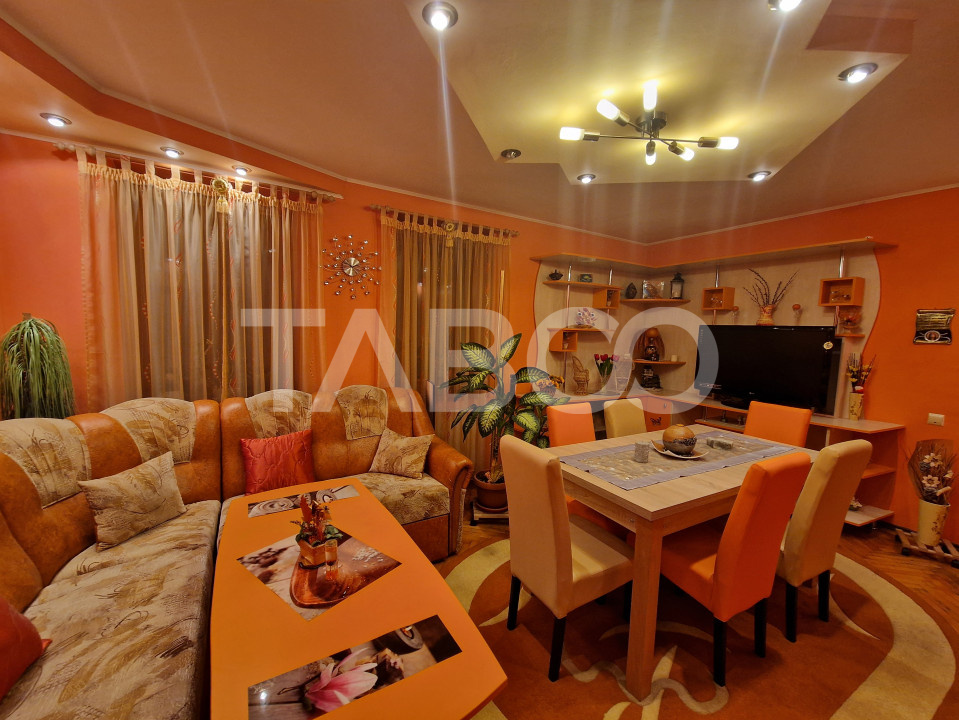 Apartament 89 mpu 4 camere 2 bai loc parcare si pivnita central Sibiu