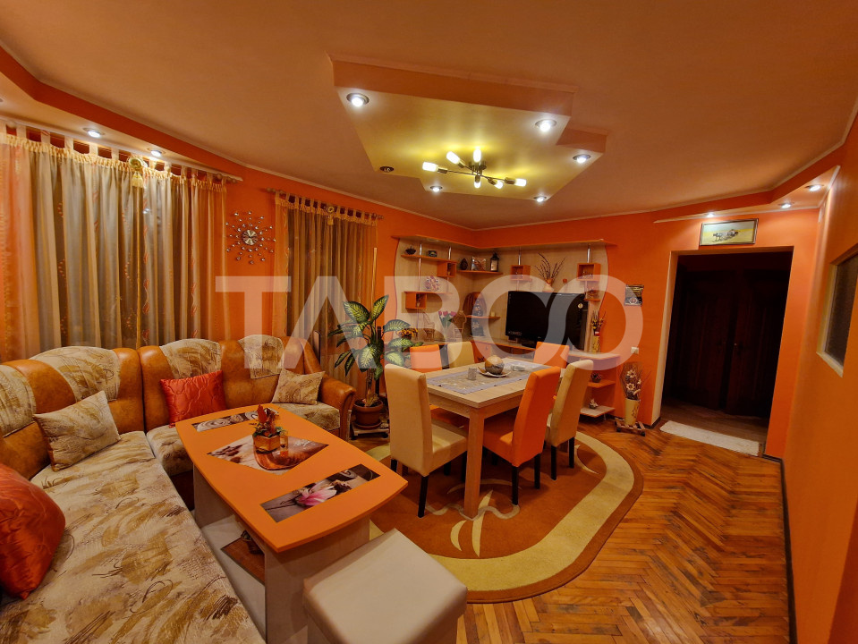 Apartament 89 mpu 4 camere 2 bai loc parcare si pivnita central Sibiu in Sibiu - Centumvirilor
