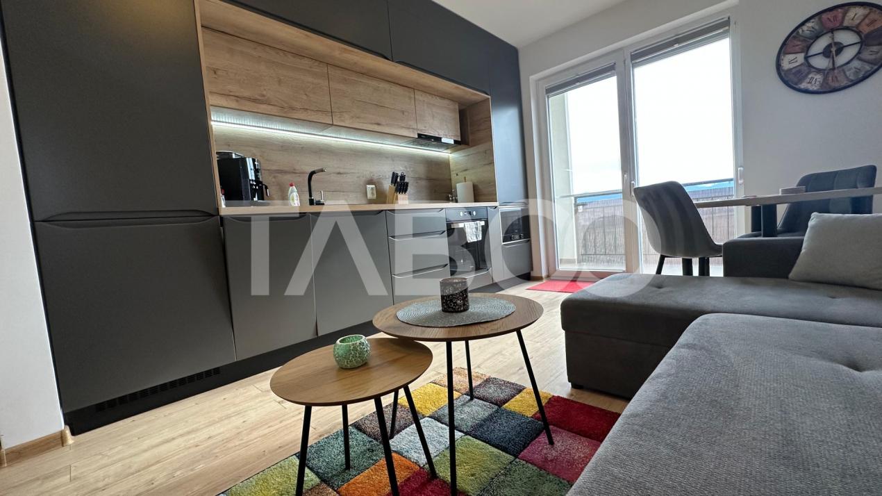 Apartament bloc cu lift 2 camere loc de parcare balcon Turnisor Sibiu