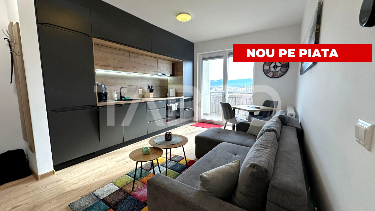 Apartament bloc cu lift 2 camere loc de parcare balcon Turnisor Sibiu
