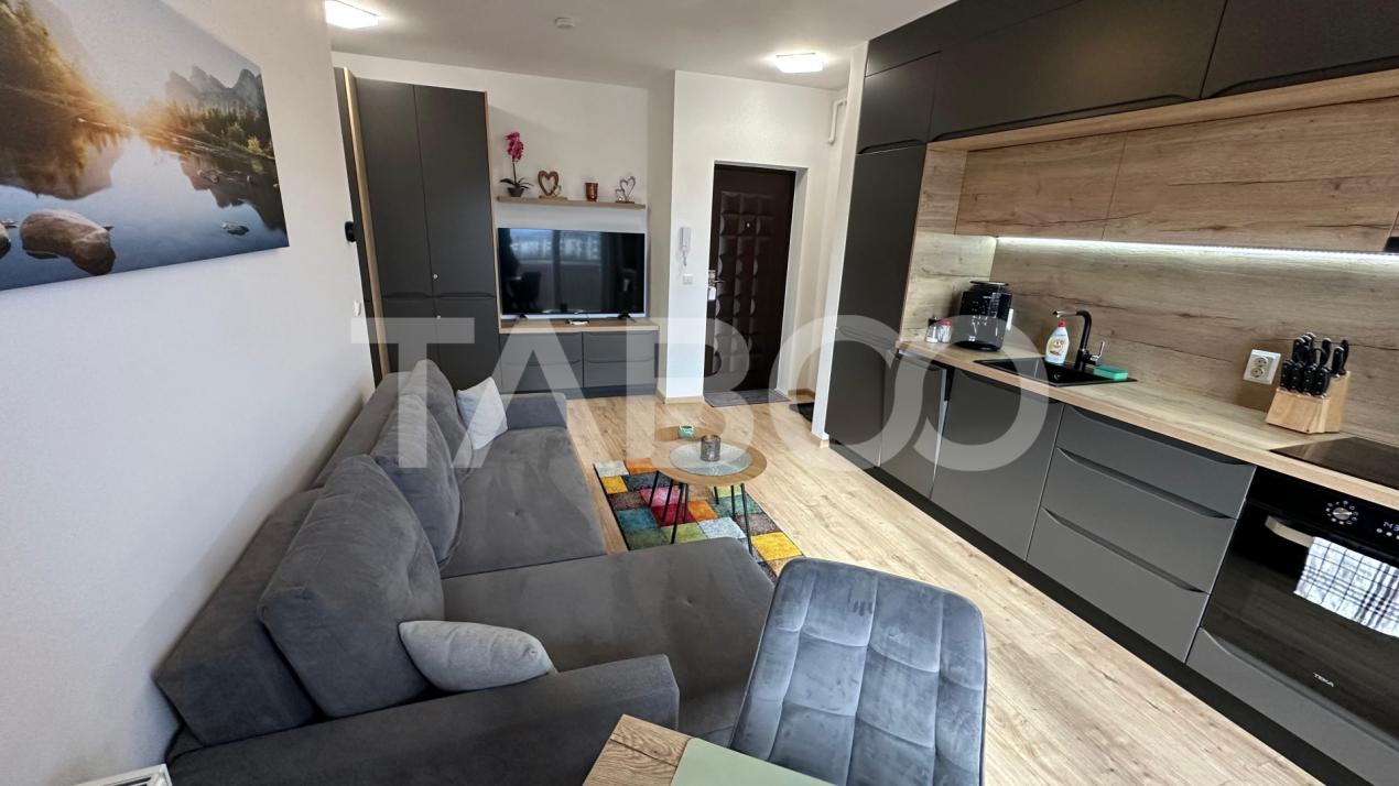 Apartament bloc cu lift 2 camere loc de parcare balcon Turnisor Sibiu