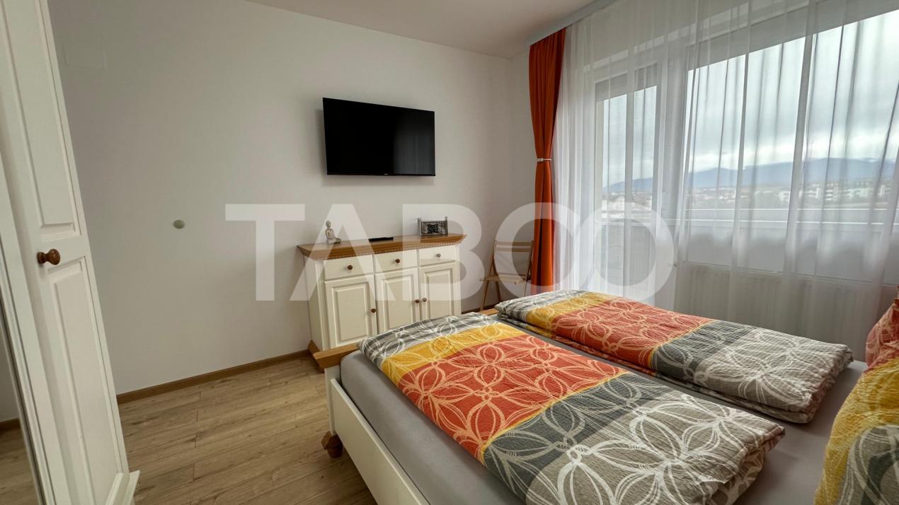 Apartament bloc cu lift 2 camere loc de parcare balcon Turnisor Sibiu