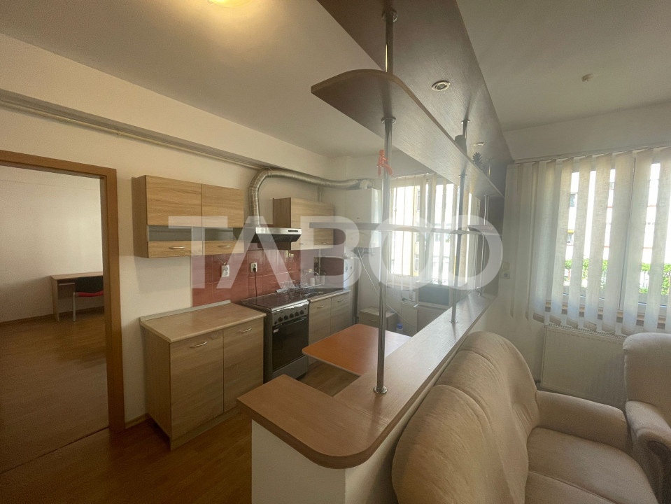 Apartament complet mobilat utilat 2 camere garaj Central in Sibiu - Uzinei