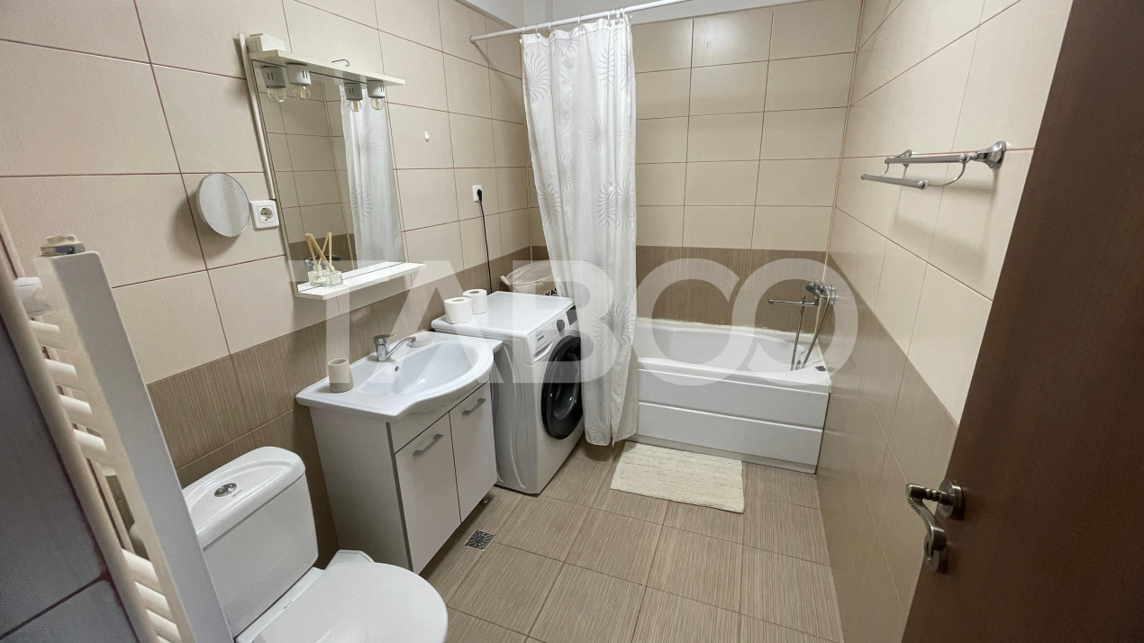 Apartament cu 2 camere balcon si loc de parcare de inchiriat in Sibiu