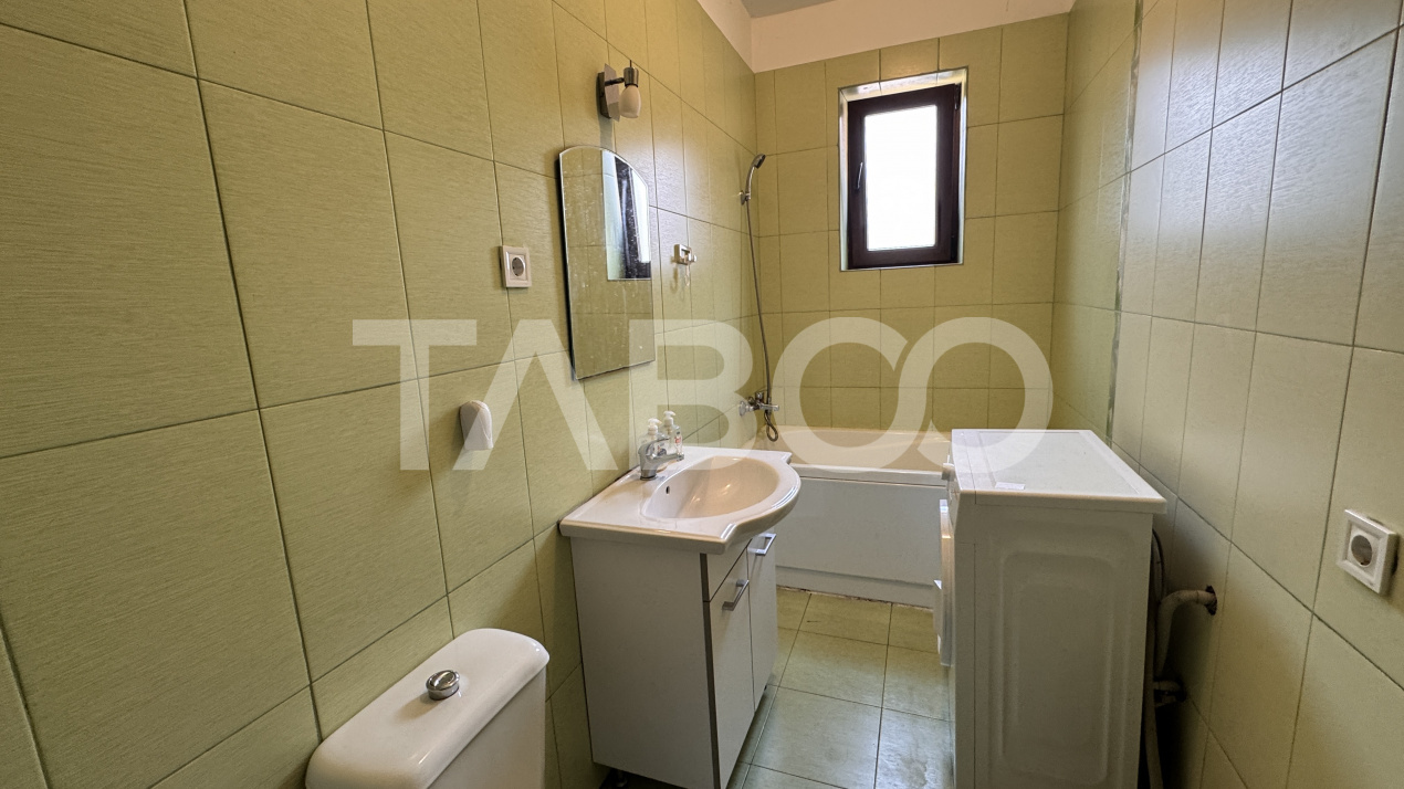 Apartament cu 2 camere de inchiriat mobilat utilat 50mp Tilisca Sibiu
