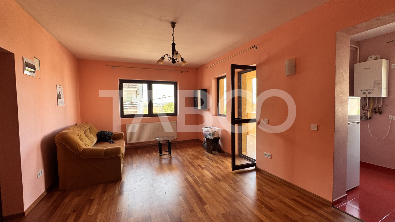 Apartament cu 2 camere de inchiriat mobilat utilat 50mp Tilisca Sibiu