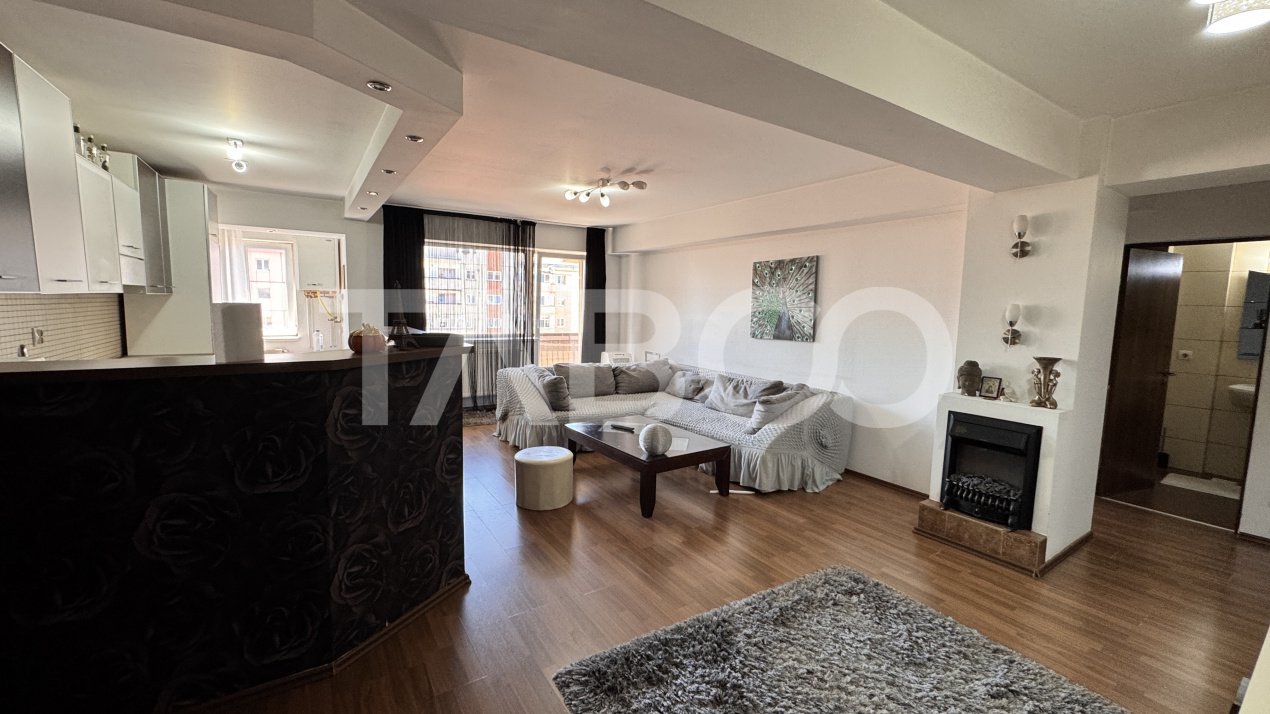 Apartament cu 2 camere de inchiriat mobilat utilat 72mp Turnisor Sibiu