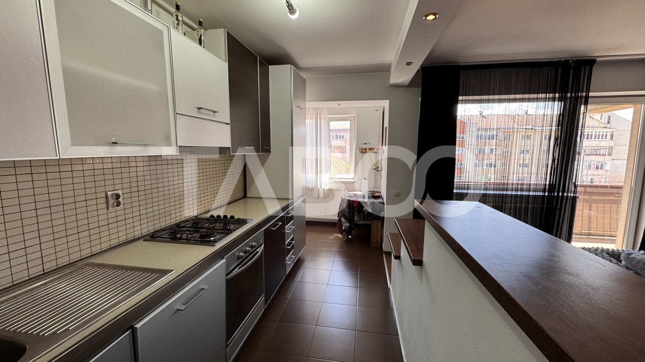 Apartament cu 2 camere de inchiriat mobilat utilat 72mp Turnisor Sibiu