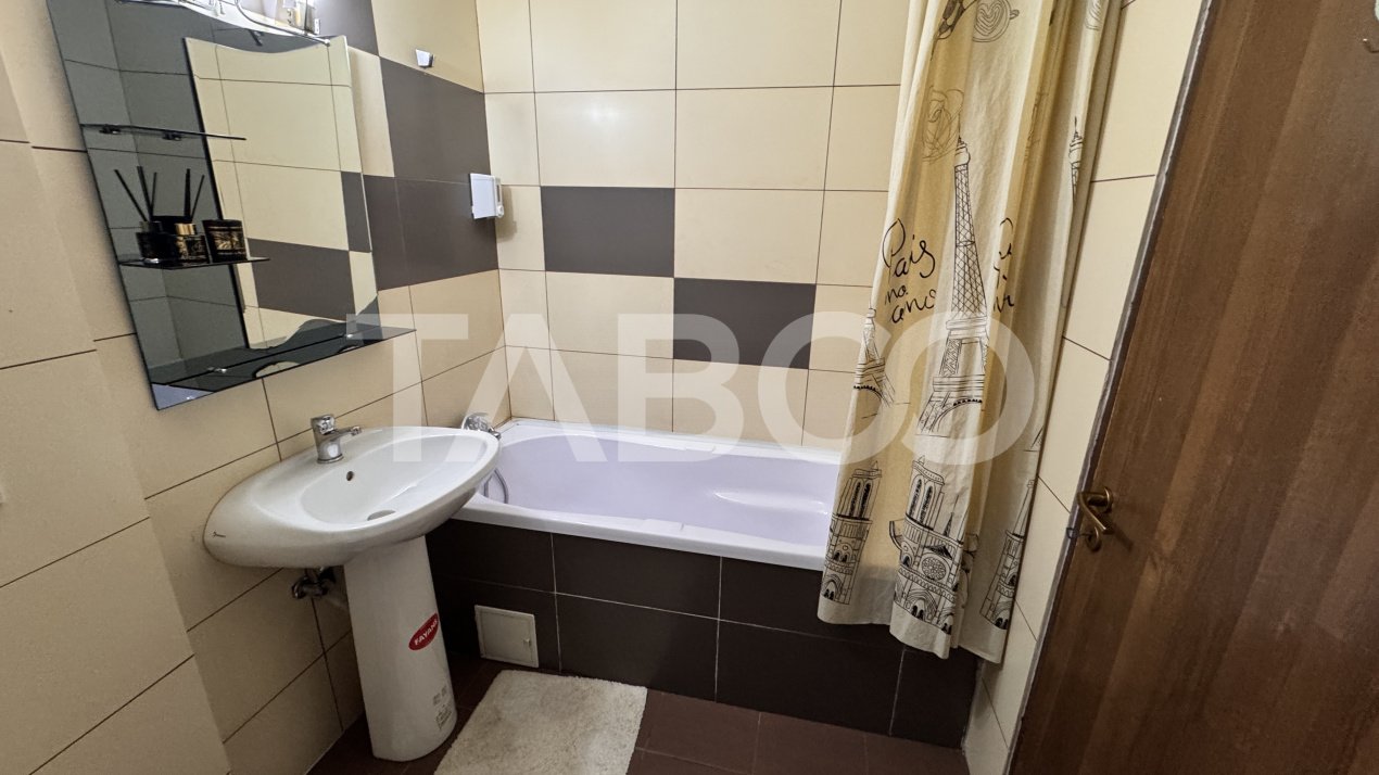 Apartament cu 2 camere de inchiriat mobilat utilat 72mp Turnisor Sibiu