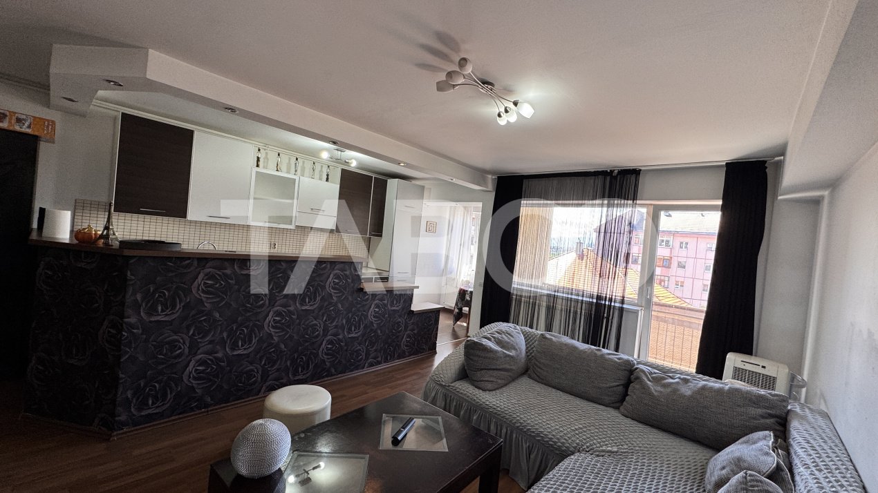 Apartament cu 2 camere de inchiriat mobilat utilat 72mp Turnisor Sibiu