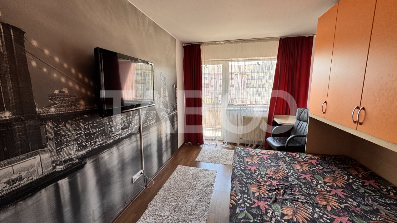 Apartament cu 2 camere de inchiriat mobilat utilat 72mp Turnisor Sibiu