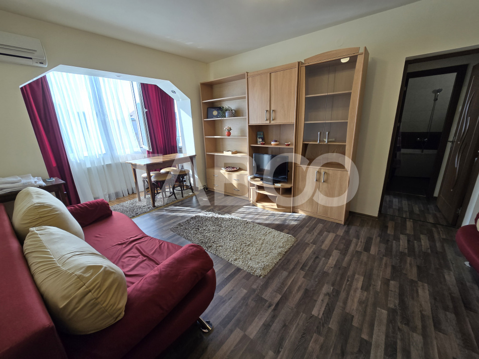 Apartament cu 2 camere de inchiriat mobilat utilat in zona Dioda Sibiu