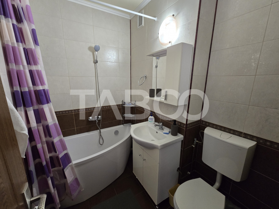 Apartament cu 2 camere de inchiriat mobilat utilat in zona Dioda Sibiu