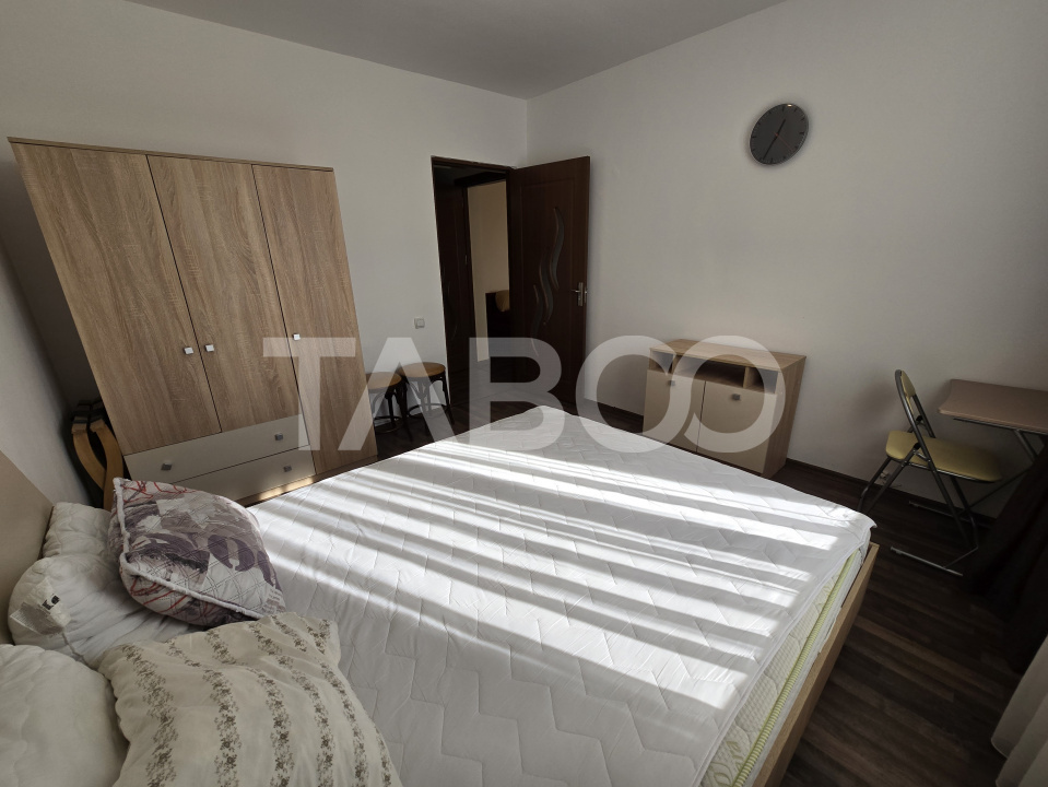 Apartament cu 2 camere de inchiriat mobilat utilat in zona Dioda Sibiu