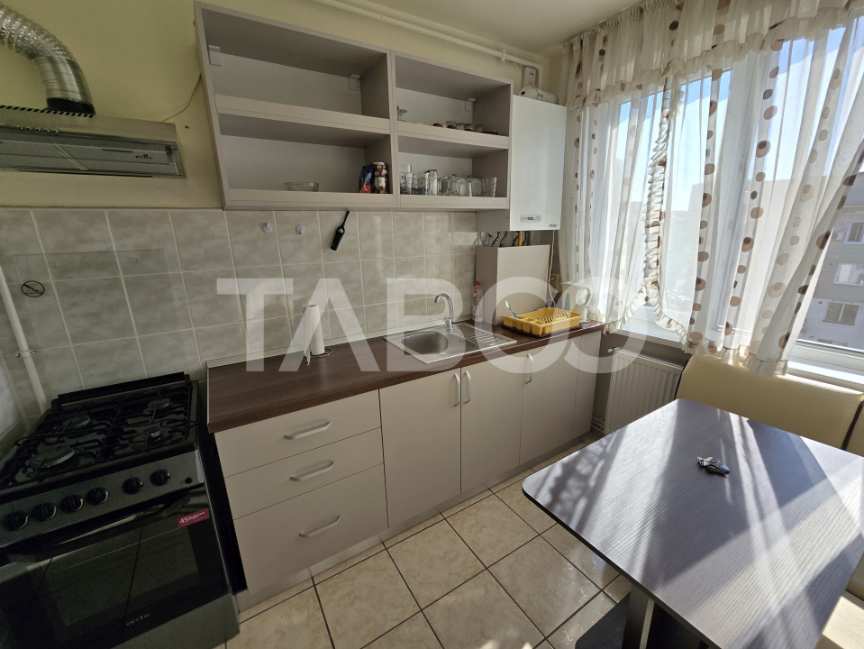 Apartament cu 2 camere de inchiriat mobilat utilat in zona Dioda Sibiu