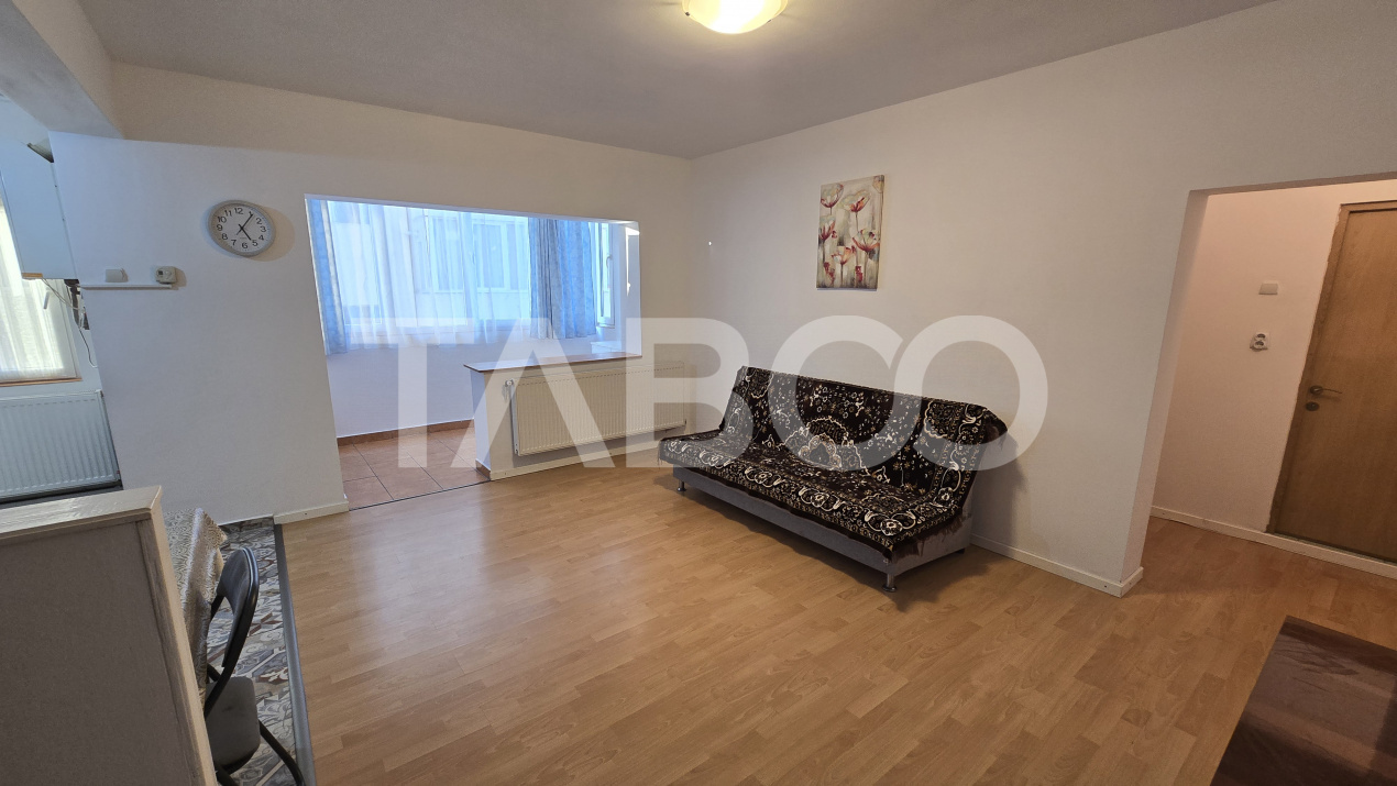 Apartament cu 2 camere de inchiriat mobilat utilat in zona Tilisca